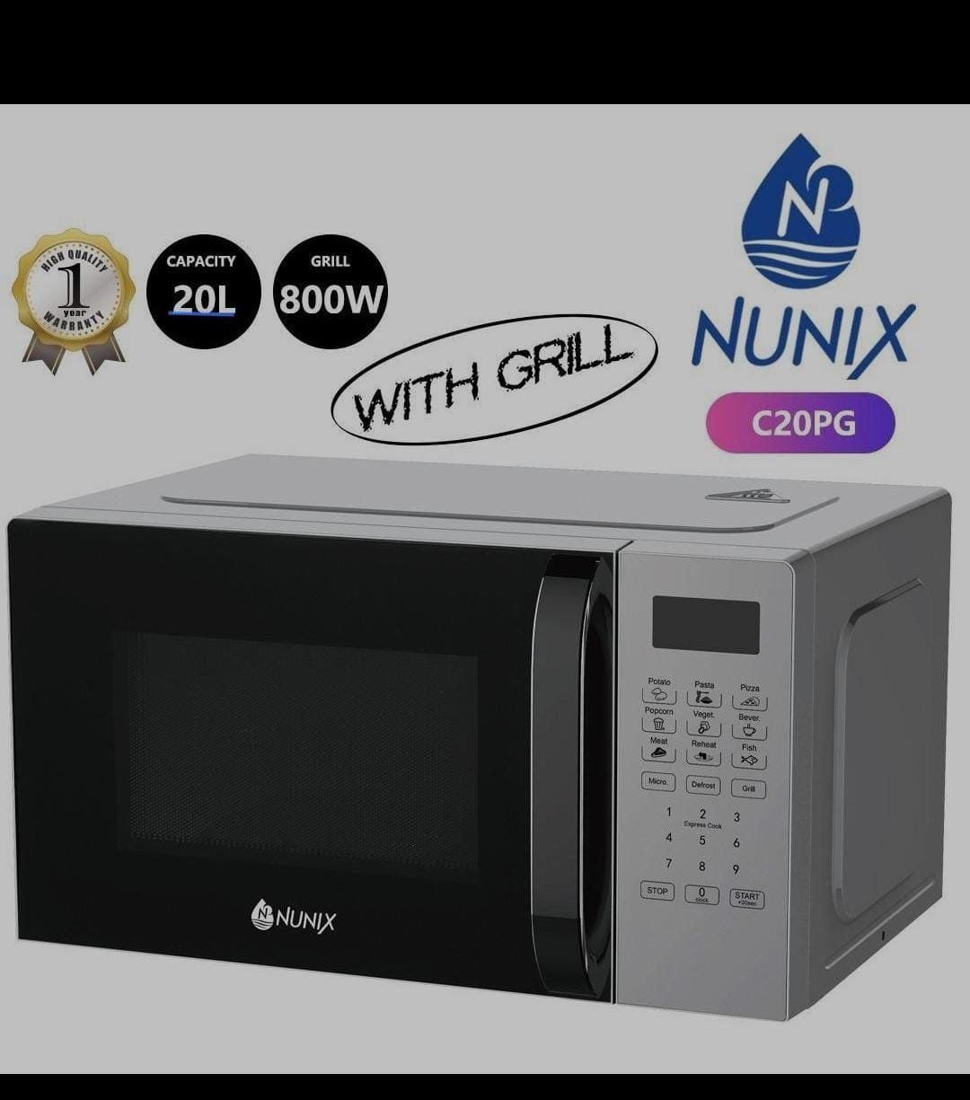 Nunix Microwave with grill