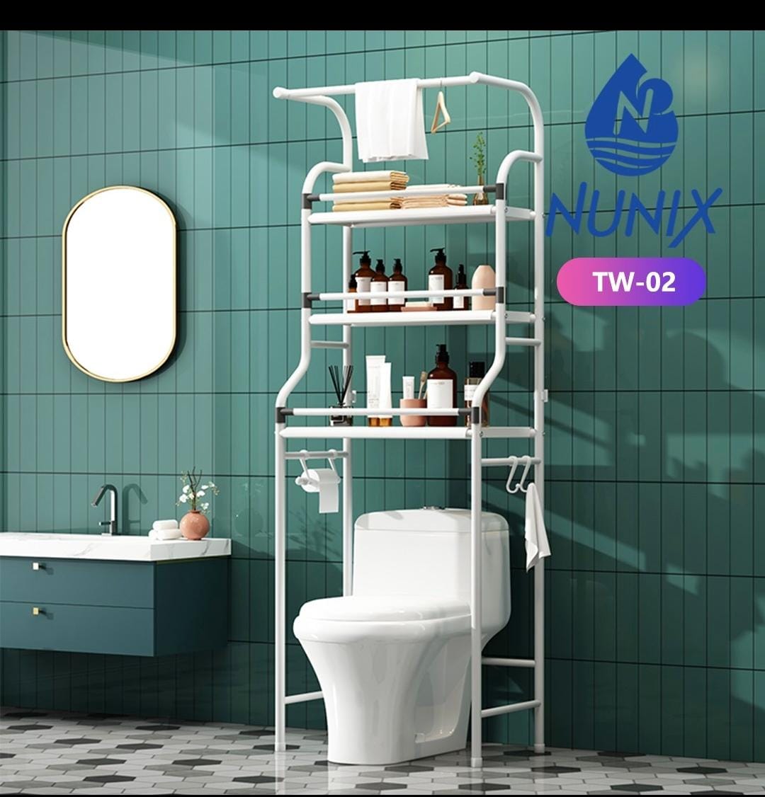 Toilet rack heavy gauge