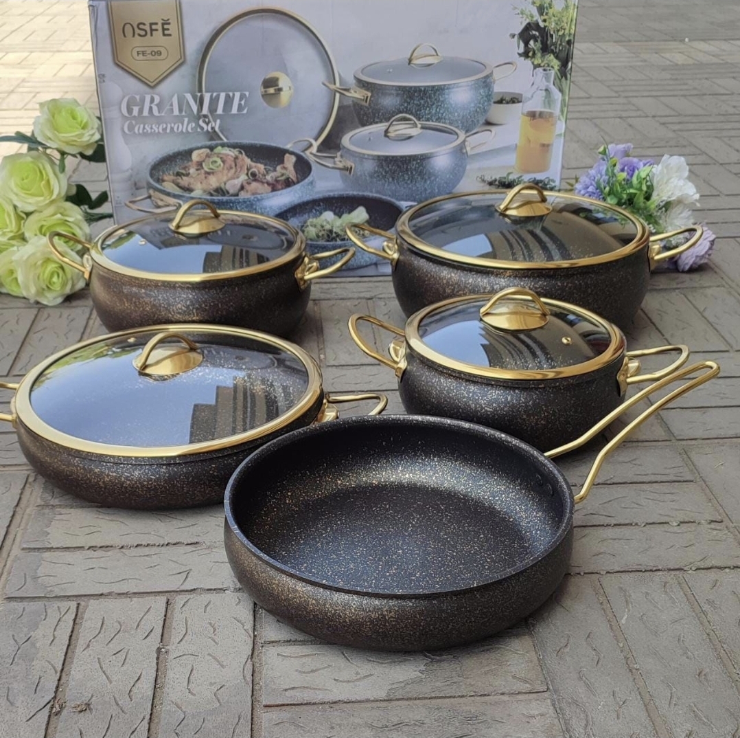  10-piece OSFÈ Granite Cookware 