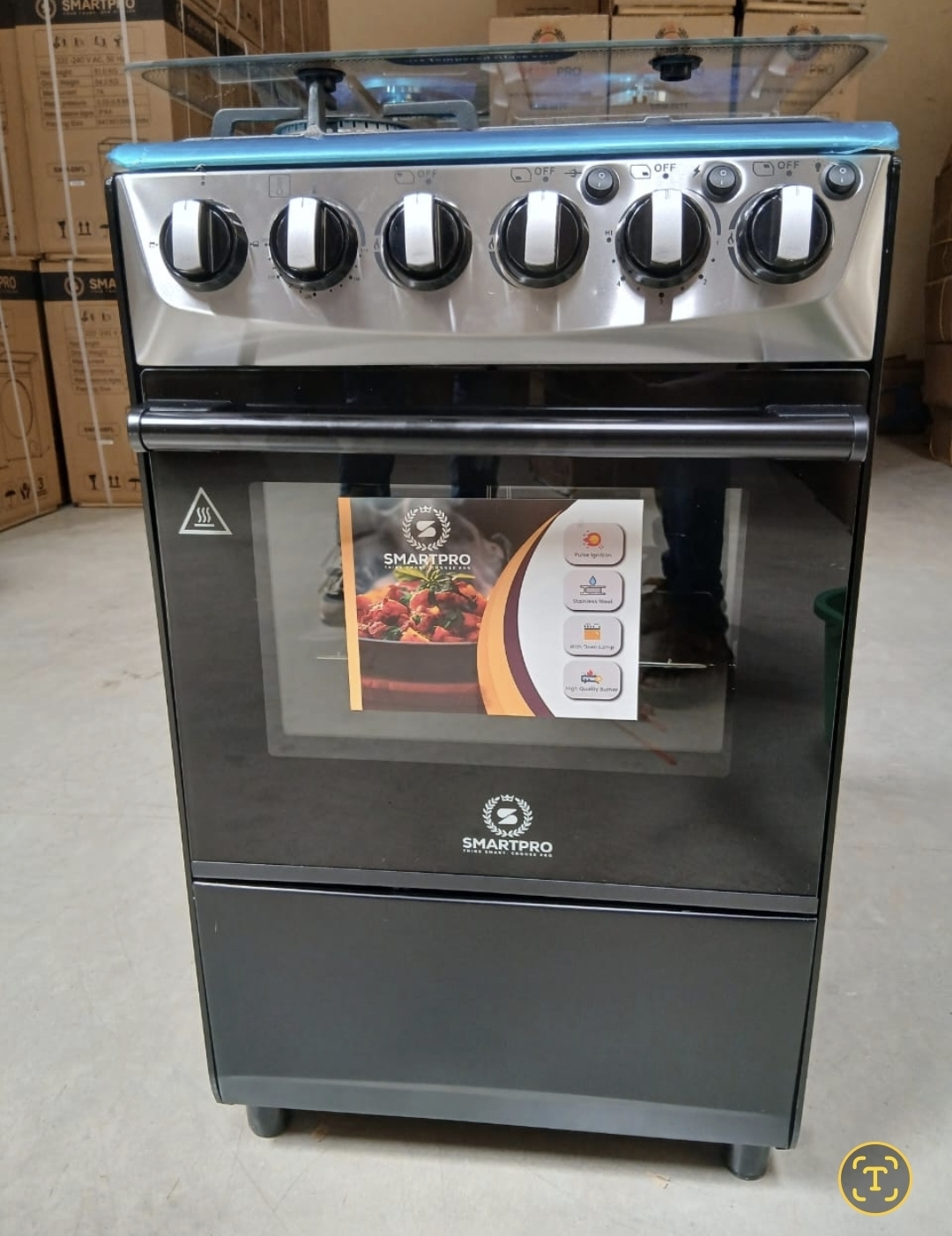 SMARTPRO STANDING COOKER 3 GAS jet valves  1  ELECTRIC PLATE