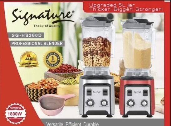 Signature heavy duy commercial blender 5 litre