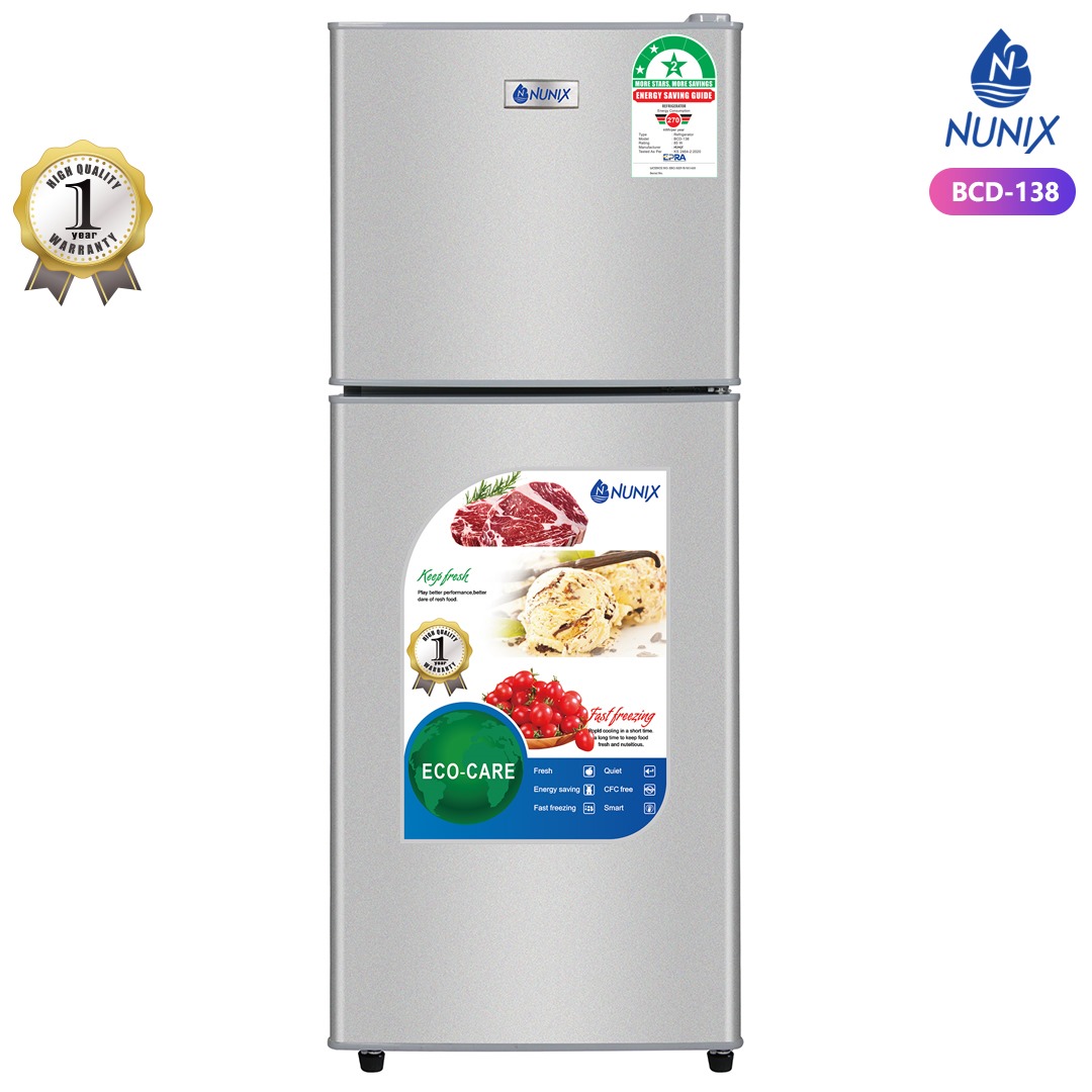 Nunix 138L Refrigerator (Model: BCD-138)