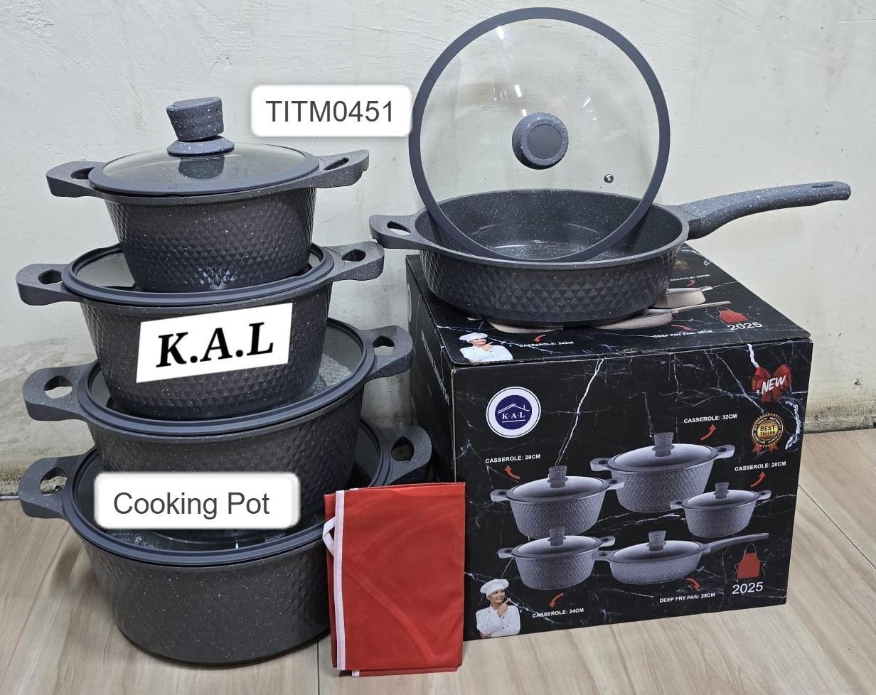 K.A.L 11PCs Granite Cookware Set