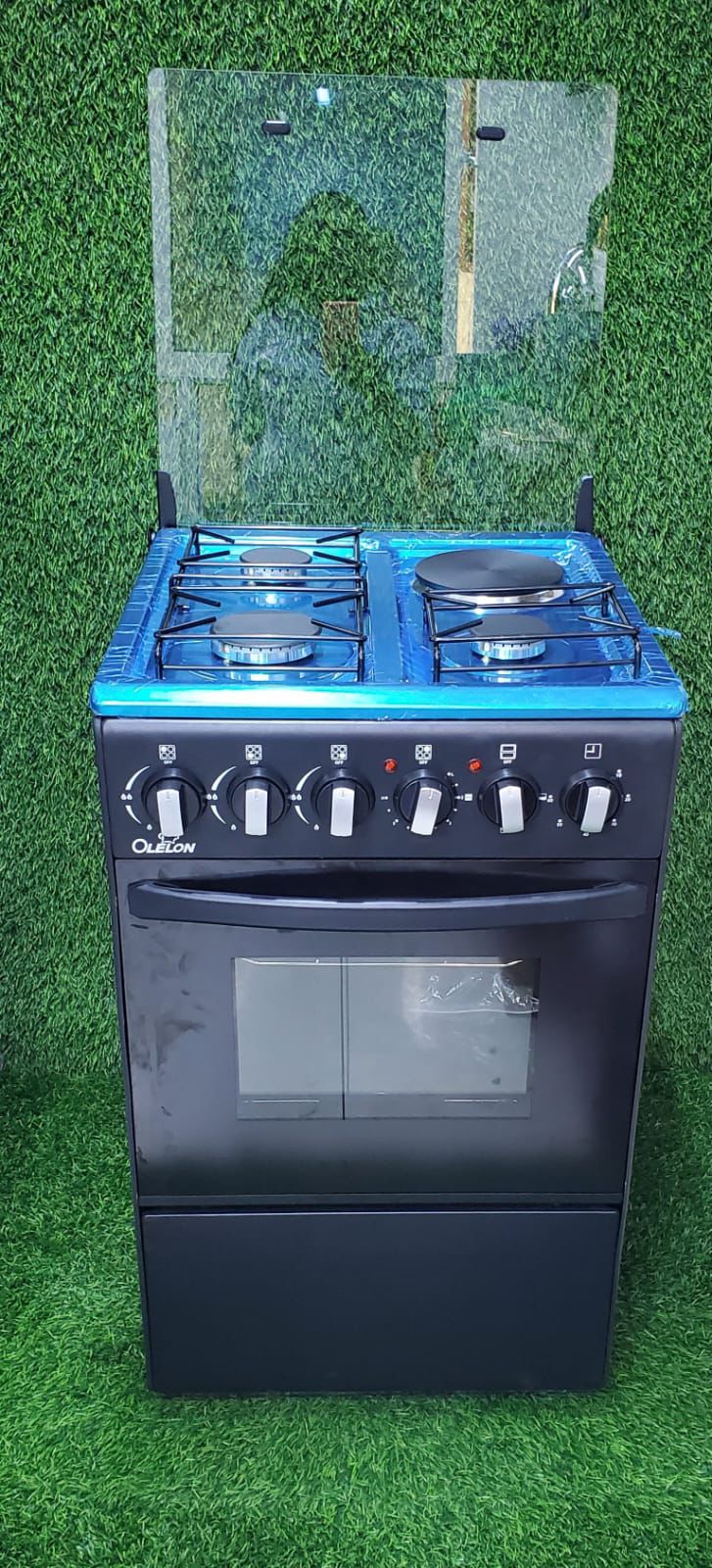 Olelon 50 by 55 3 gas 1 electric plate