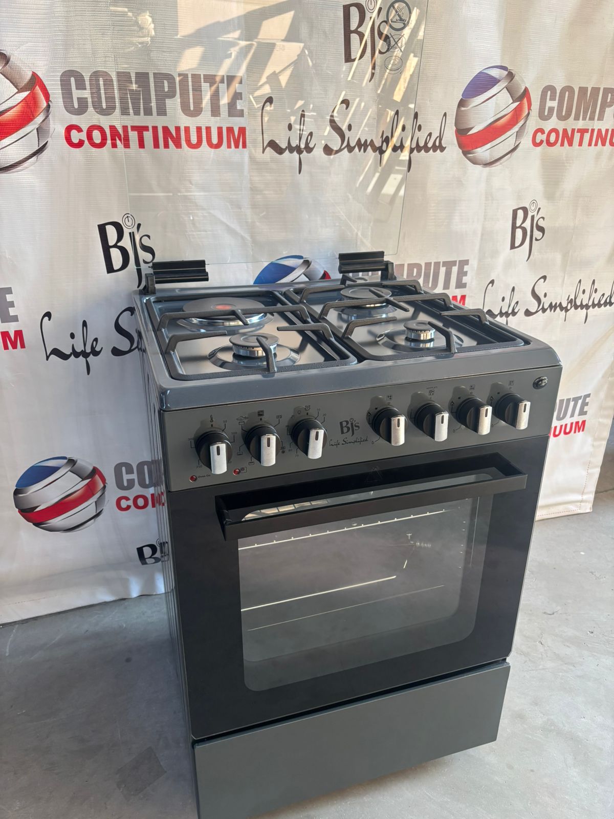 Bjs 60 by 60 cooker 3 gas 1 electric- BJS ELITE Series Grey– Premium 6