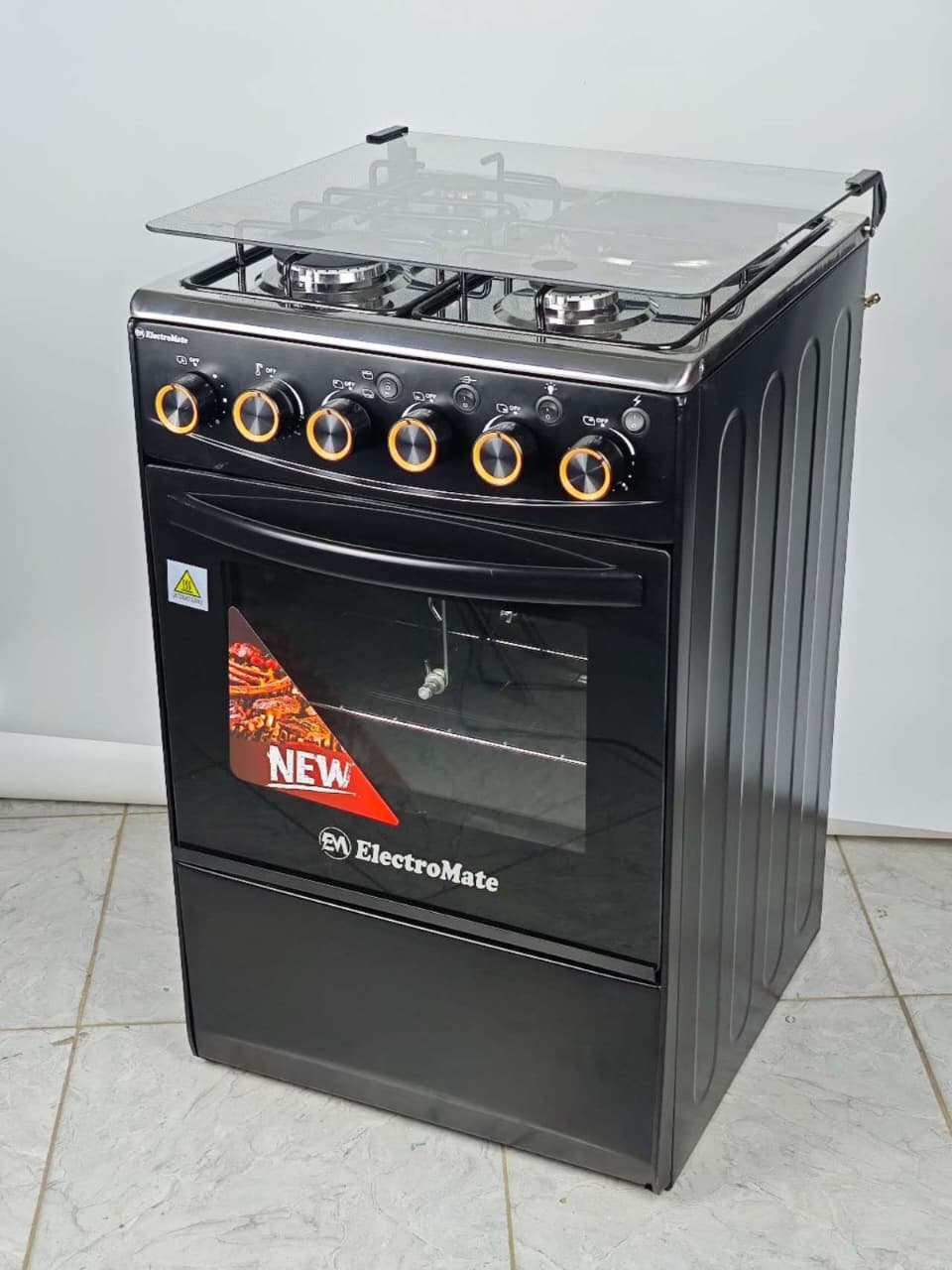 Electromate 50 by 55 Standing Cooker | 3 Gas + 1 Electric