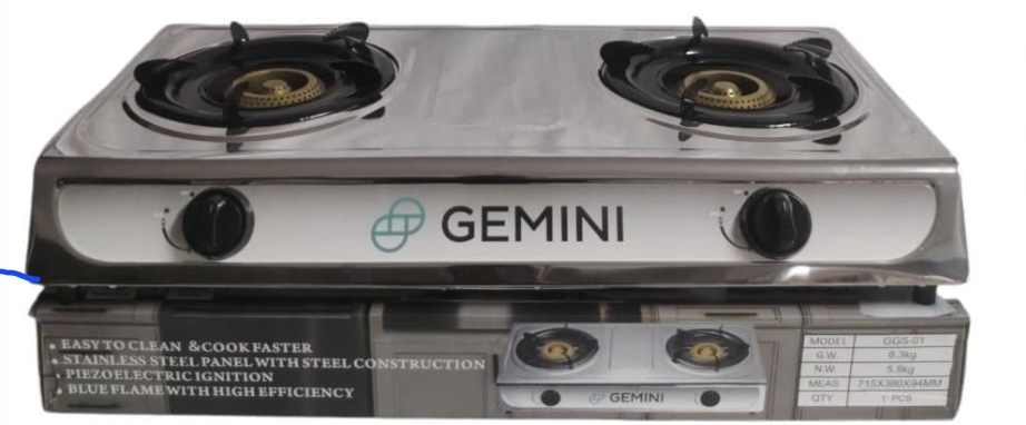 Gemini 2 burner stainless steel