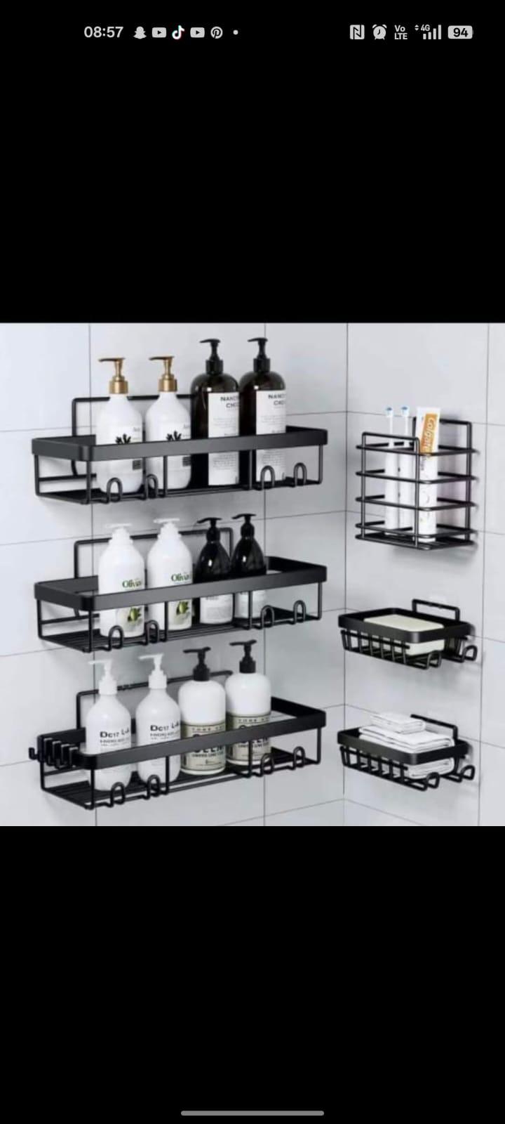 Bathroom organiser